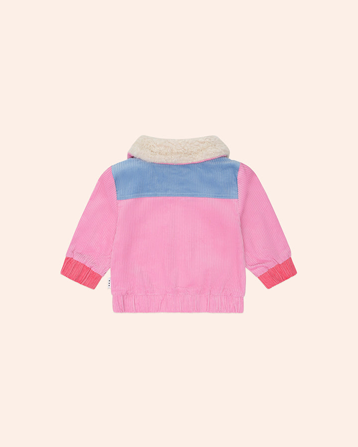 Huxbaby Colour Block Cord Jacket in MULTI