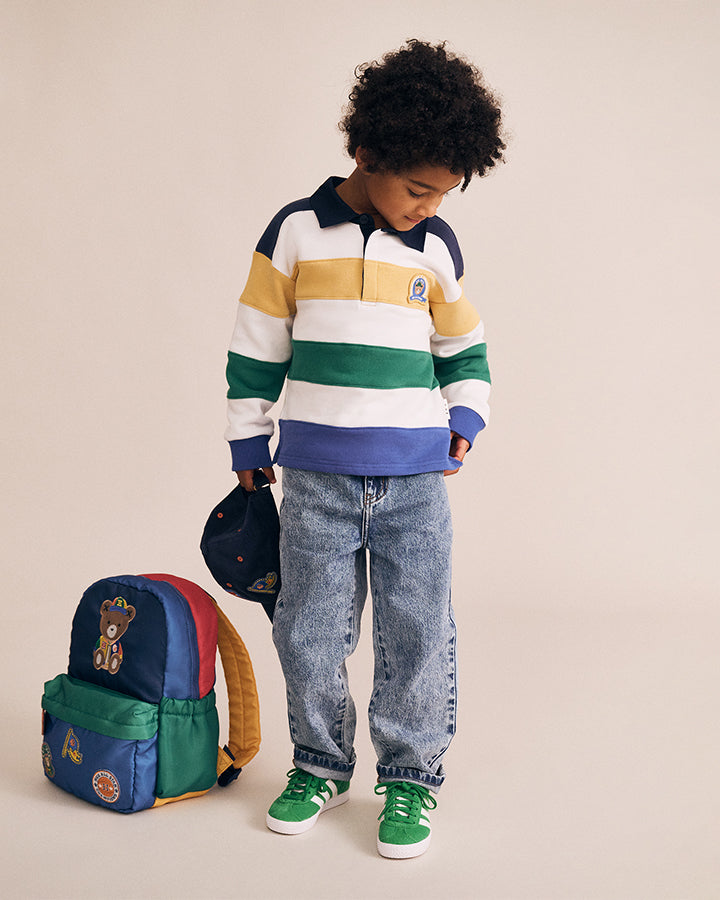 Huxbaby Colour Block Panelled Rugby in MULTI
