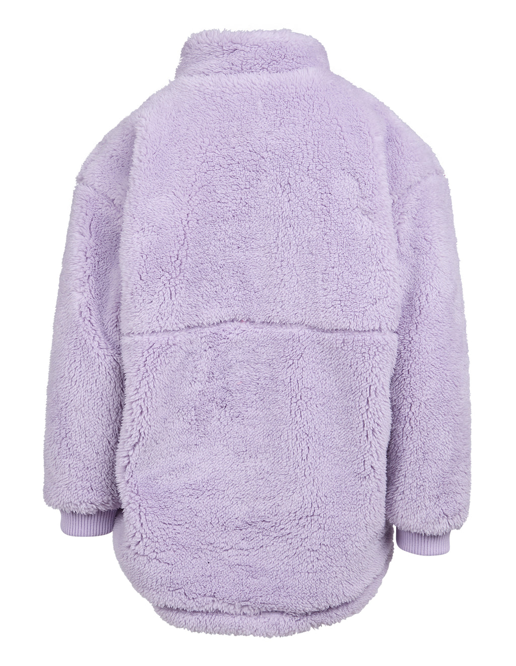 Eve Girl Cozy Quarter Zip Teddy (Size 8-16) in LILAC