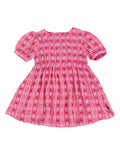 Animal Crackers Cross Check Dress in RED CHECK