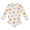 Crywolf LONG SLEEVE SWIMSUIT Shell in Single