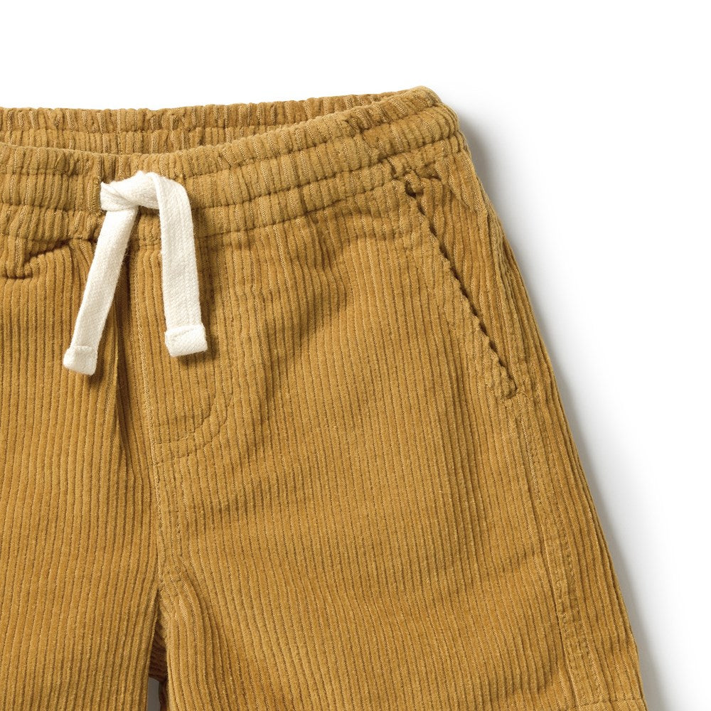 Wilson and Frenchy Amber Glow Organic Cord Short in Amber Glow