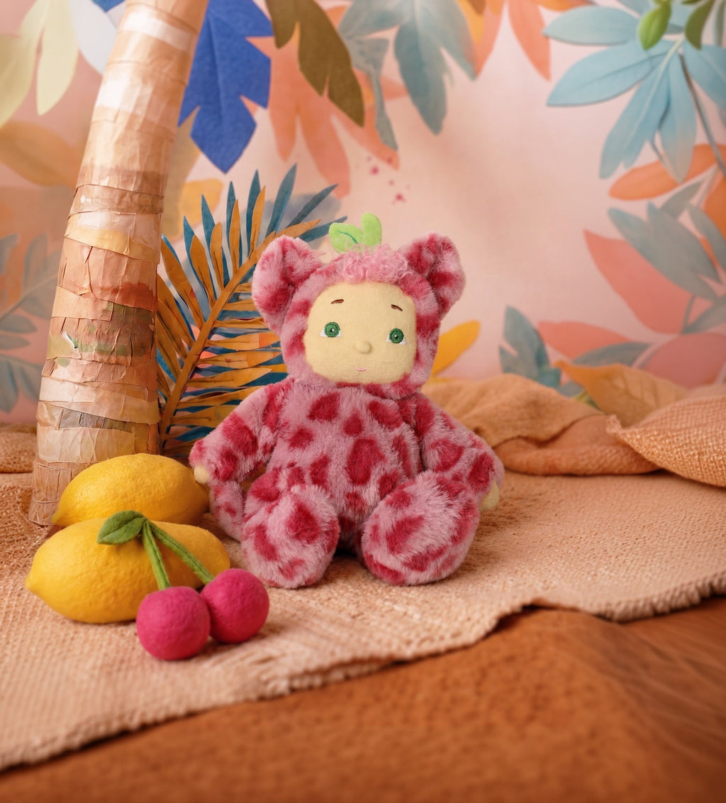 Olli Ella Cozy Dinkum - Cherry Cheetah in Default Title