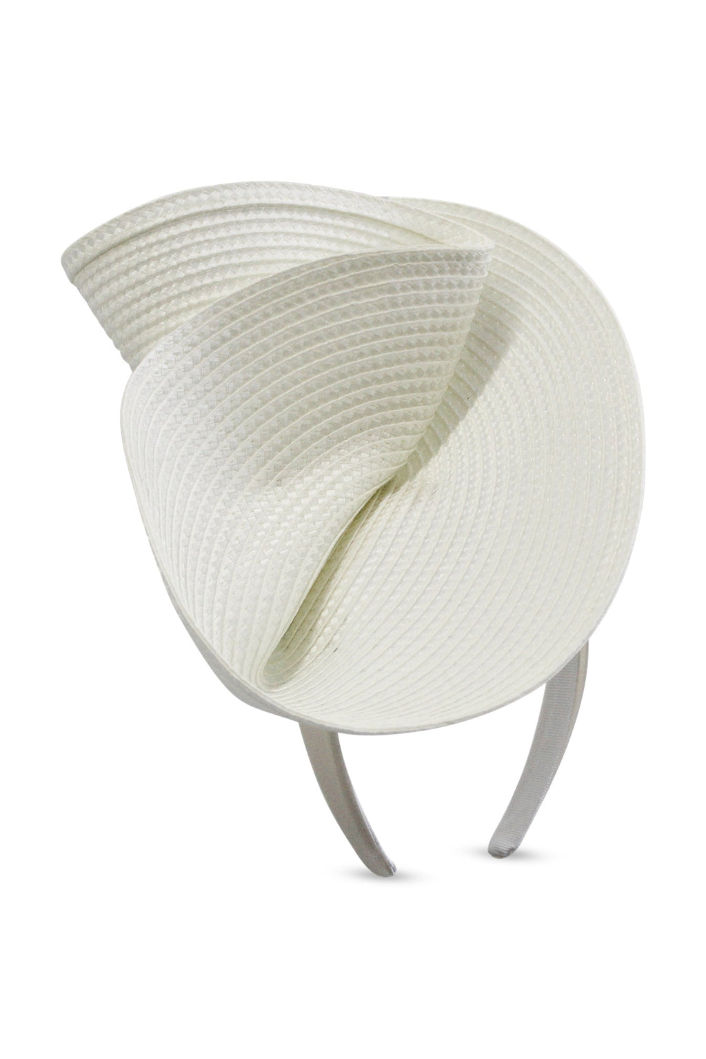 Morgan & Taylor Alexia Fascinator in White in white