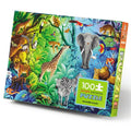 Crocodile Creek - Holographic Puzzle 100pc - Jungle Paradise