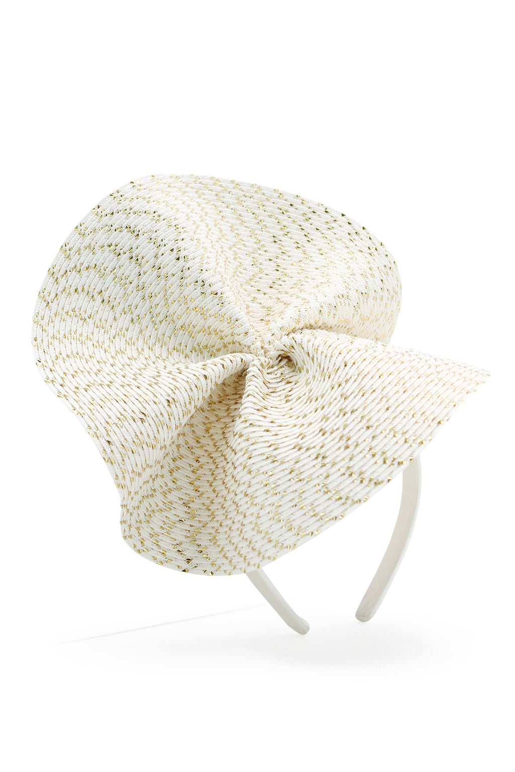 Morgan & Taylor Zaria Fascinator in Gold in gold