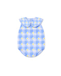 Milky Clothing Daisy Check Playsuit in Multi Check