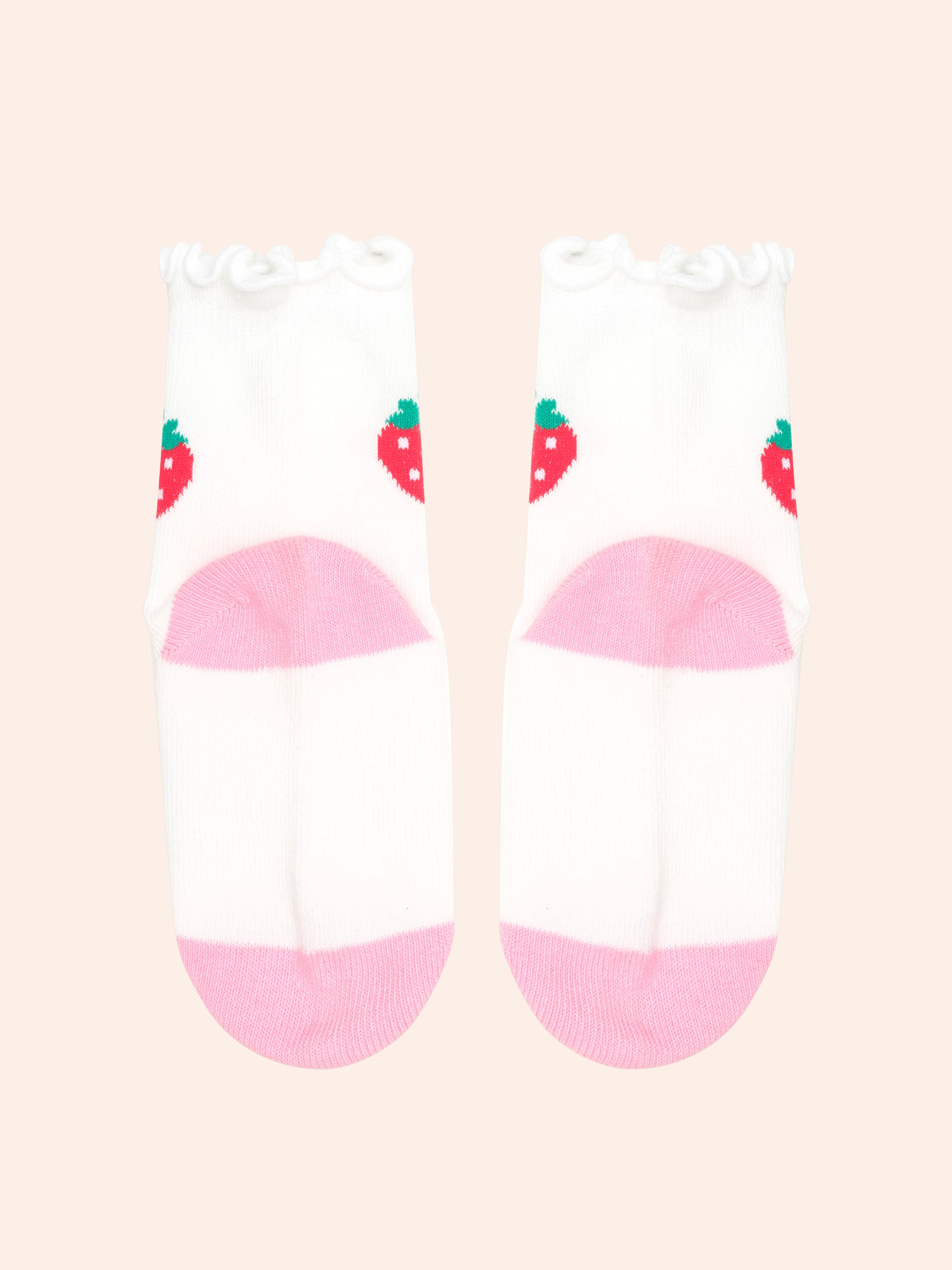 HUXBABY 3PK GIRLS FRILL SOCKS in MULTI