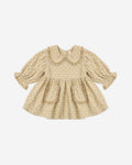Quincy Mae Marisol Dress Butterscotch Floral in BUTTERSCOTCH