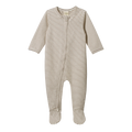 Nature Baby Dreamlands Suit in Mushroom Pinstripe