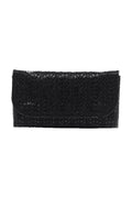 Carolina Mimi Sequinned Clutch Bag Black in Default Title