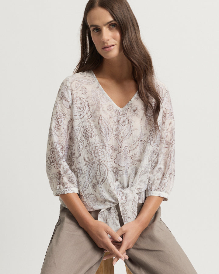 Yarra Trail Delicacy Blouse in DELICACY PRINT