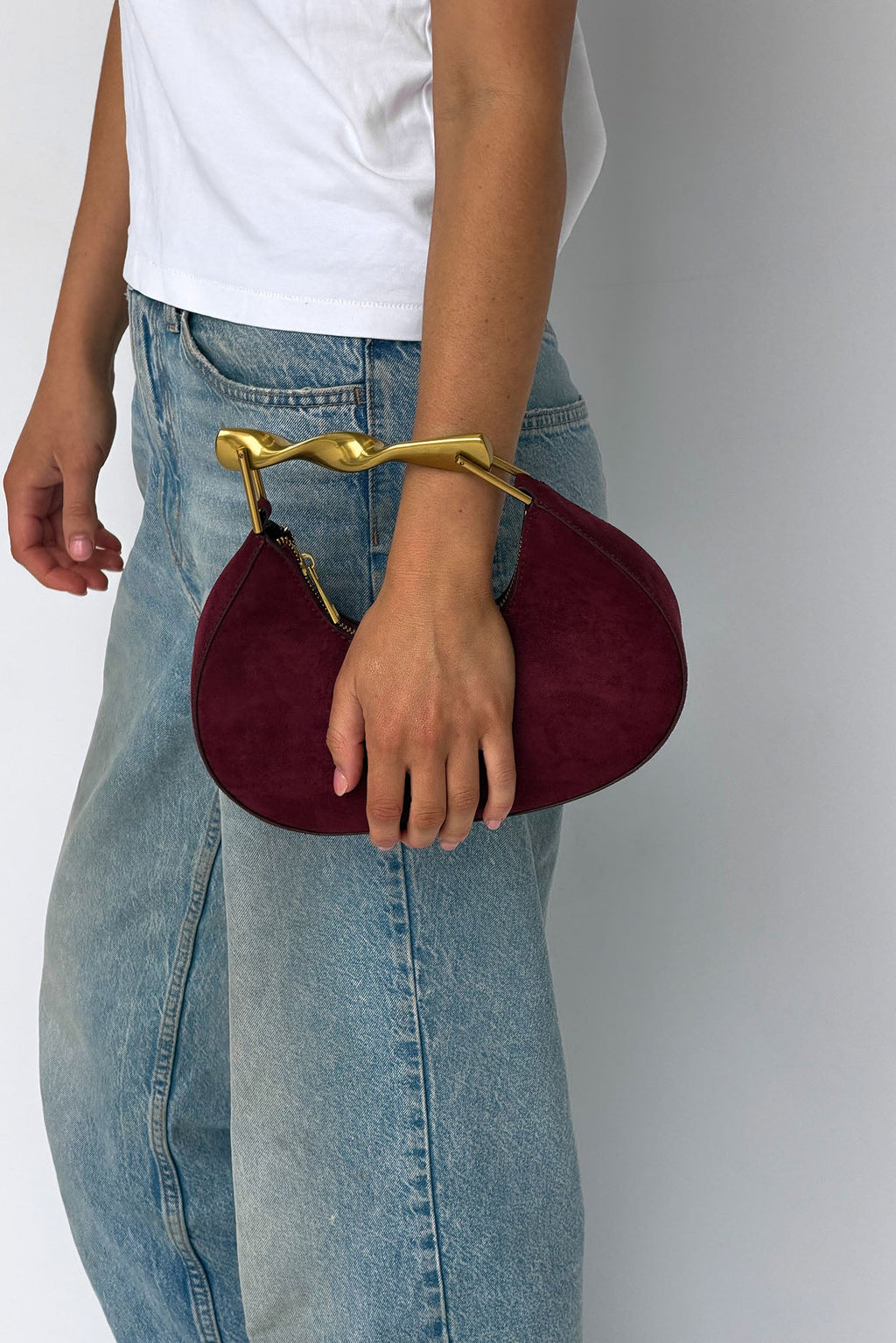 Morgan & Taylor Myla Handbag Burgundy Red in burgundy red