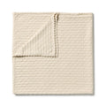 Wilson and Frenchy Milk Cloud Organic Knitted Chevron Blanket in Milk Cloud