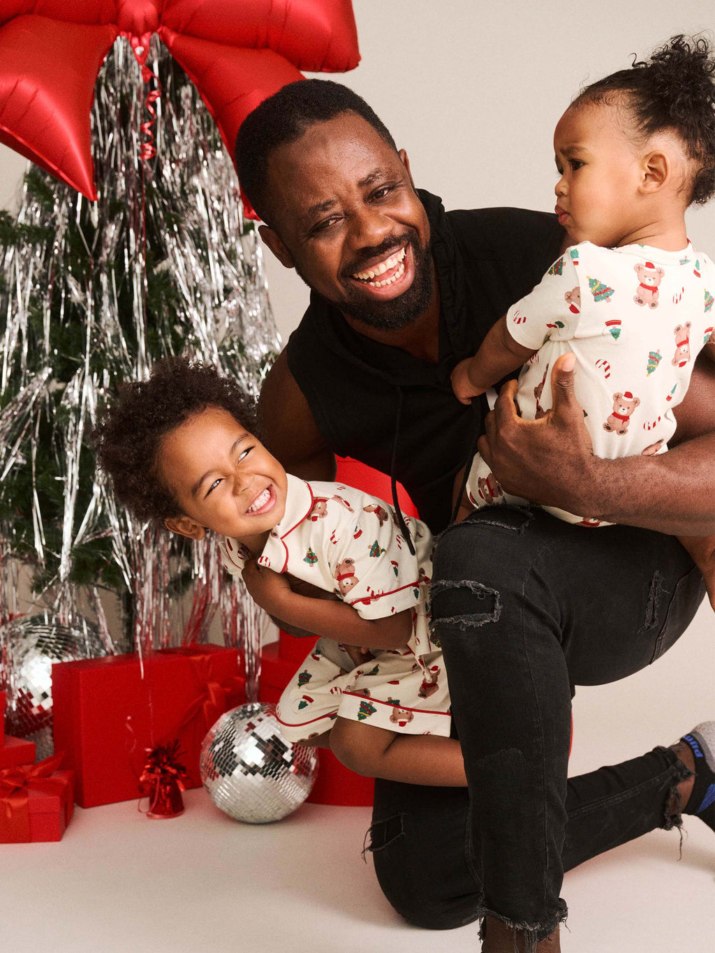 HUXBABY FESTIVE HUX PJ SET in EGGNOG
