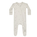 Quincy Mae - Bamboo Zip Footie - Elephants
