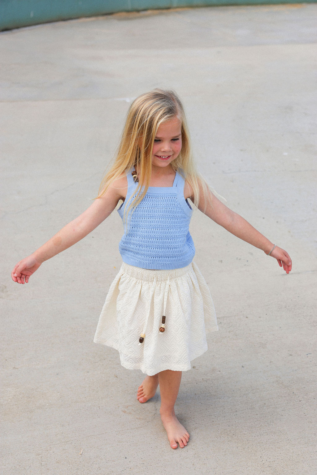 Grown Organic Knitted Bead Top - Bubble in Single