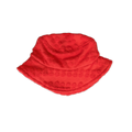 Grown Bubble Terry Towelling Bucket Hat - Fiesta in Single