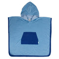 ACORN - Mid Blue Terry Towelling Hooded Towel