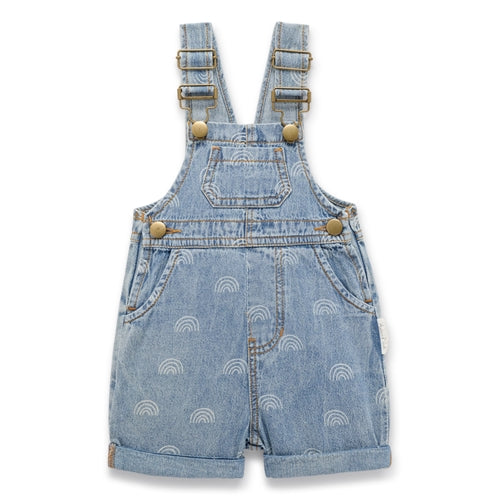 ASter & Oak - Light Denim Rainbow Overalls