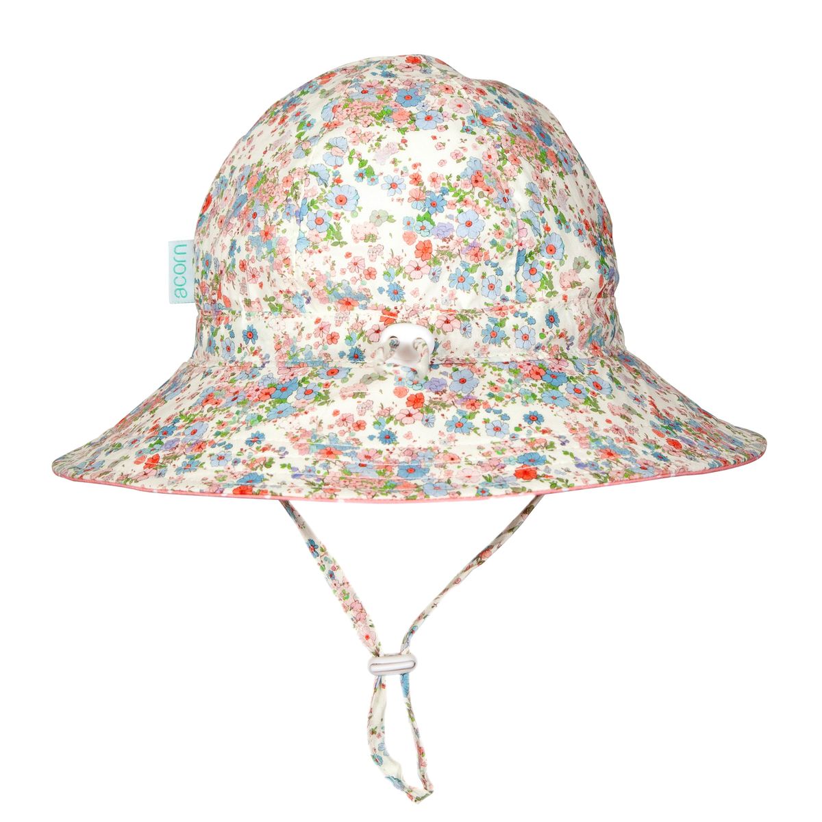 Acorn Kids Celeste Wide Brim Sunhat in Cream, Pink and Blue