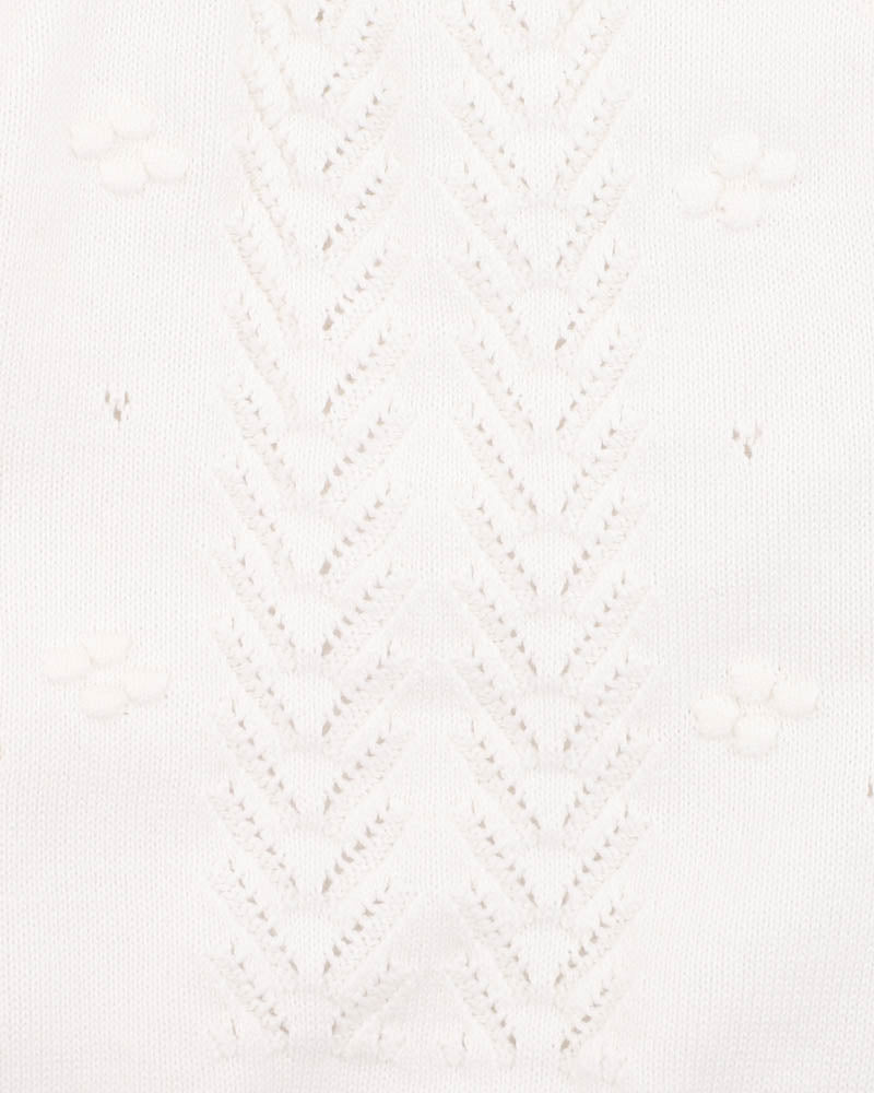 Fox & Finch ORGANIC CLOUD BOBBLE KNIT BODYSUIT in Single