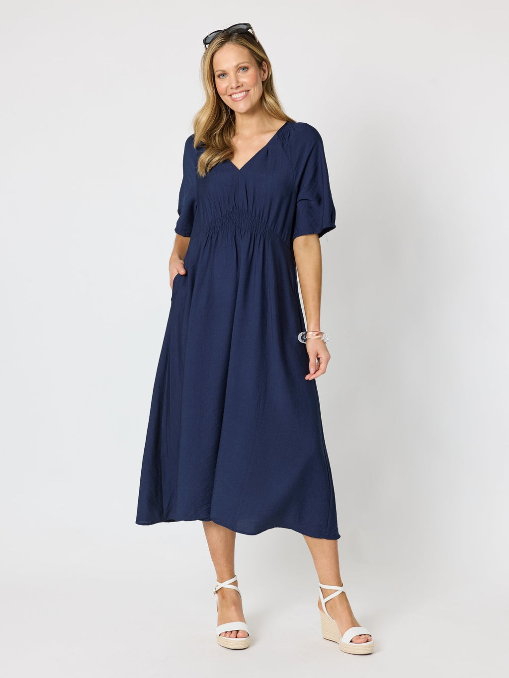 Clarity Marina Dress - Navy in Navy