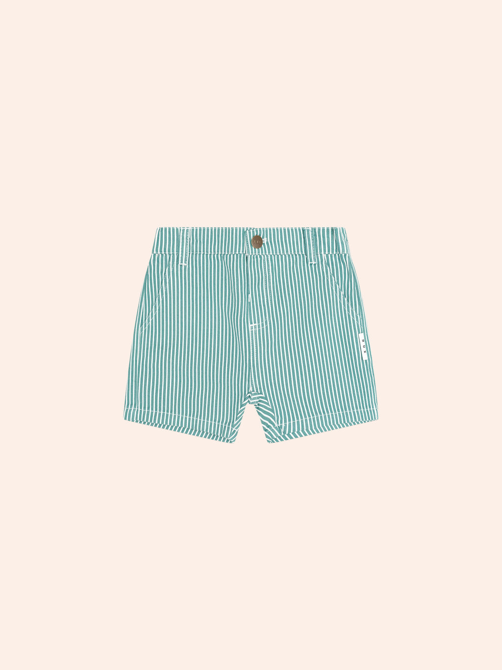 HUXBABY MISTLETOE STRIPE SHORT in MISTLETOE