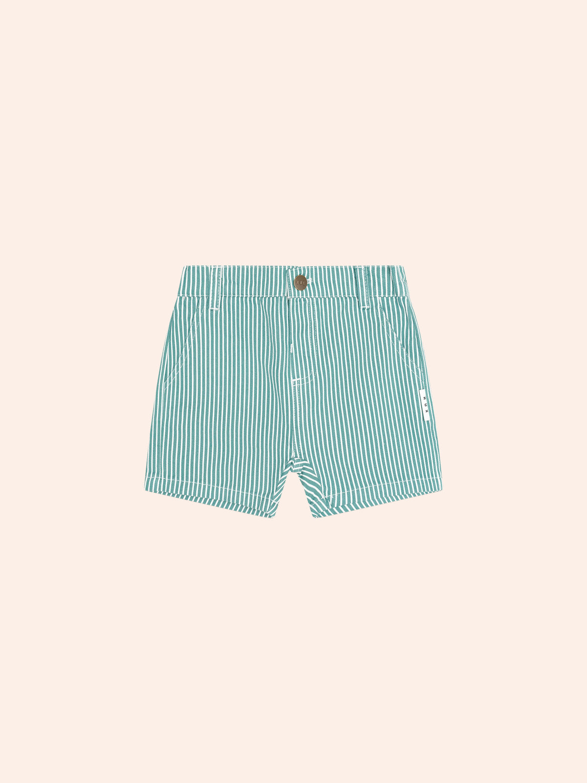 HUXBABY MISTLETOE STRIPE SHORT in MISTLETOE