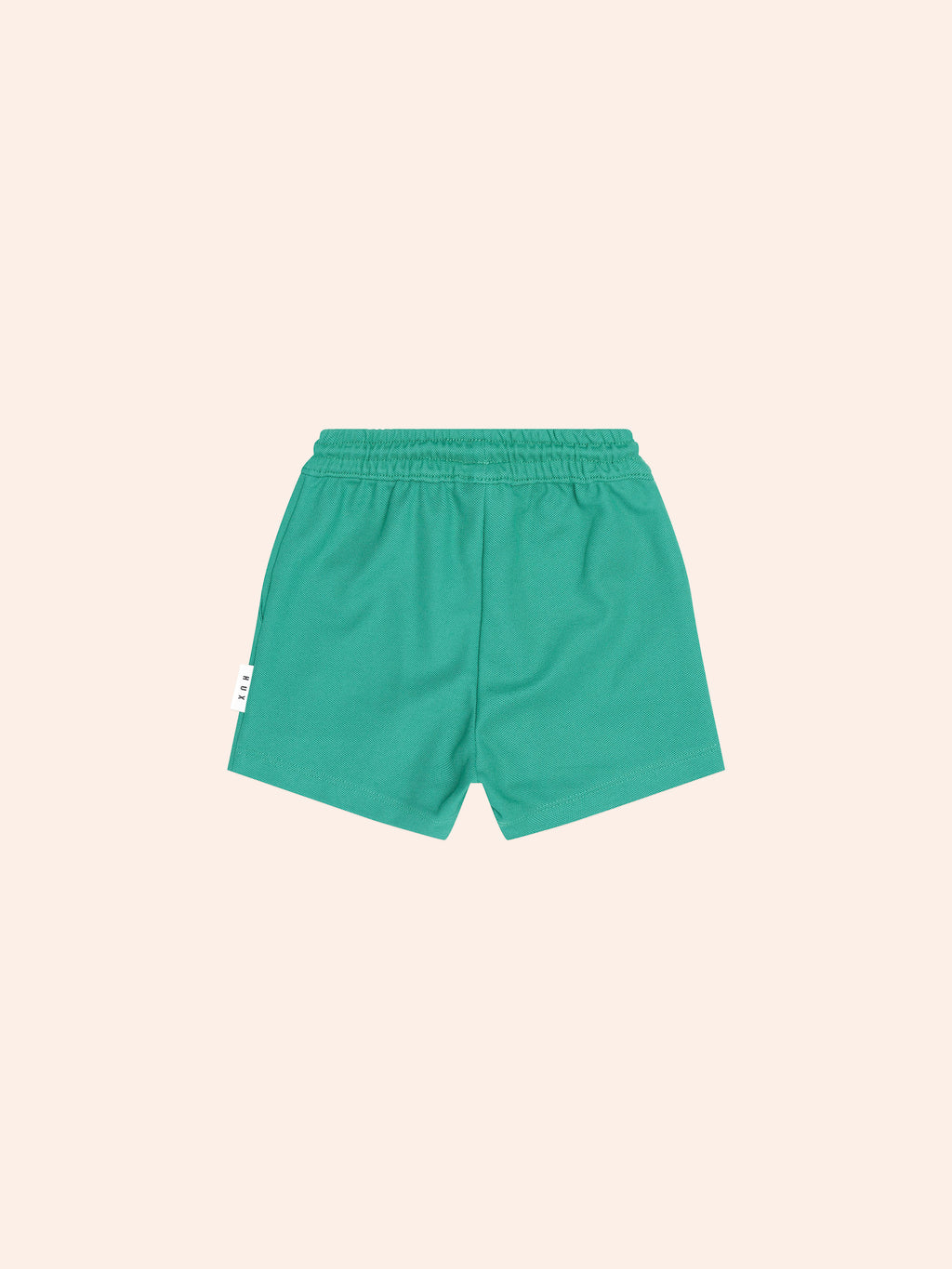 HUXBABY COLLEGIATE PIQUE SHORT in VINTAGE GREEN