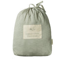 Nature Baby - Fitted Sheet Jersey - Nettle Pinstripe (NBW25)