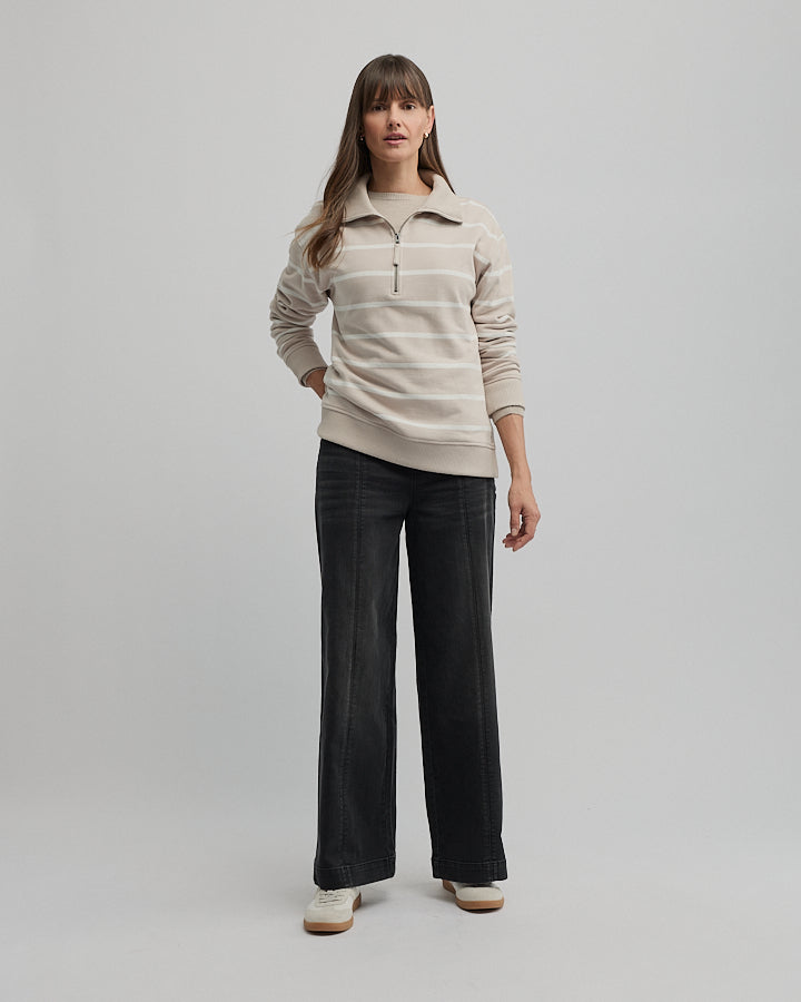Yarra Trail Eternal Sweat in ALMOND/ECRU