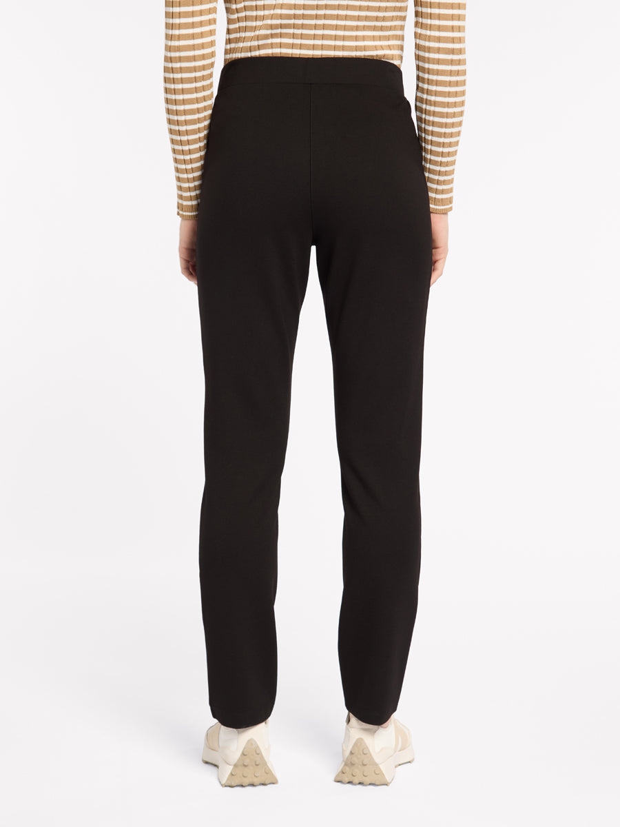 Yarra Trail F/L Pull On Ponte Pant in BLACK