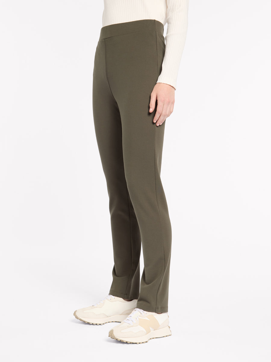 Yarra Trail F/L Pull On Ponte Pant in KHAKI