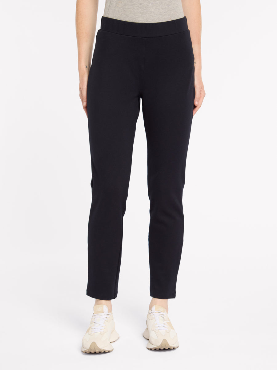 Yarra Trail F/L Pull On Ponte Pant in NAVY
