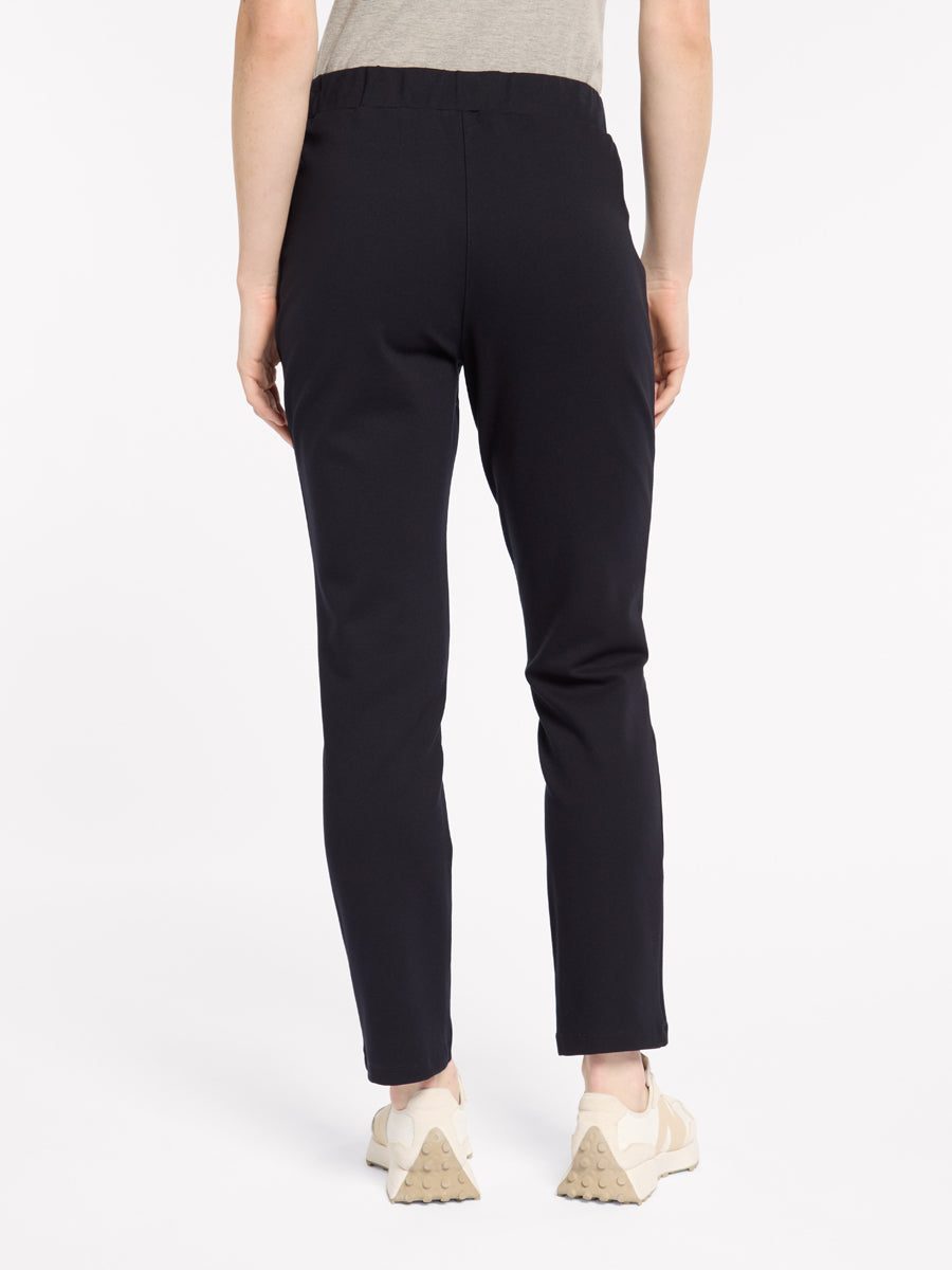 Yarra Trail F/L Pull On Ponte Pant in NAVY