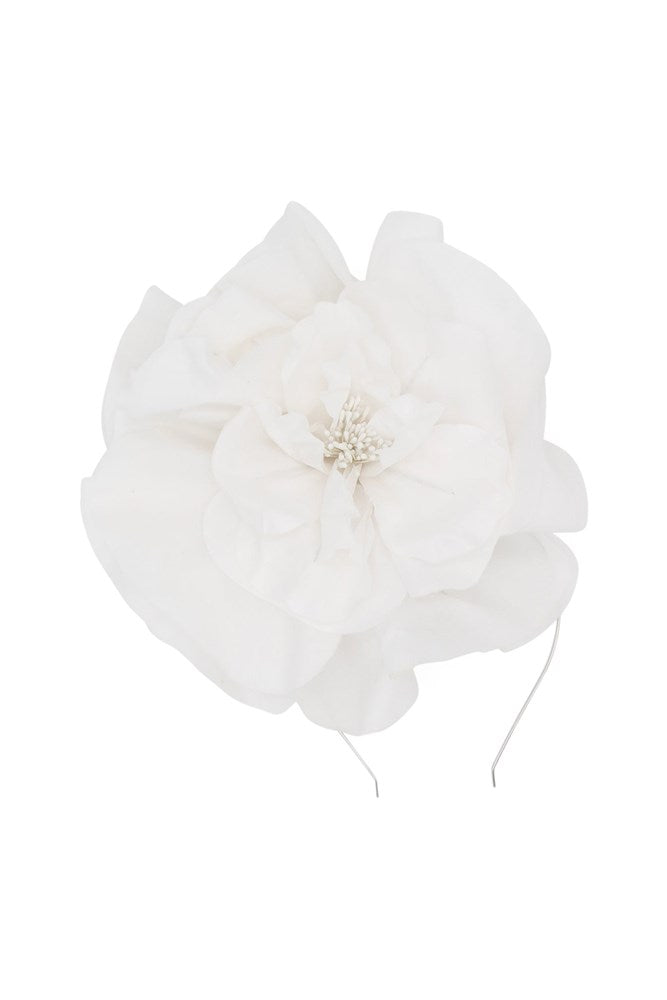 Morgan & Taylor Cindy Fascinator in White in white