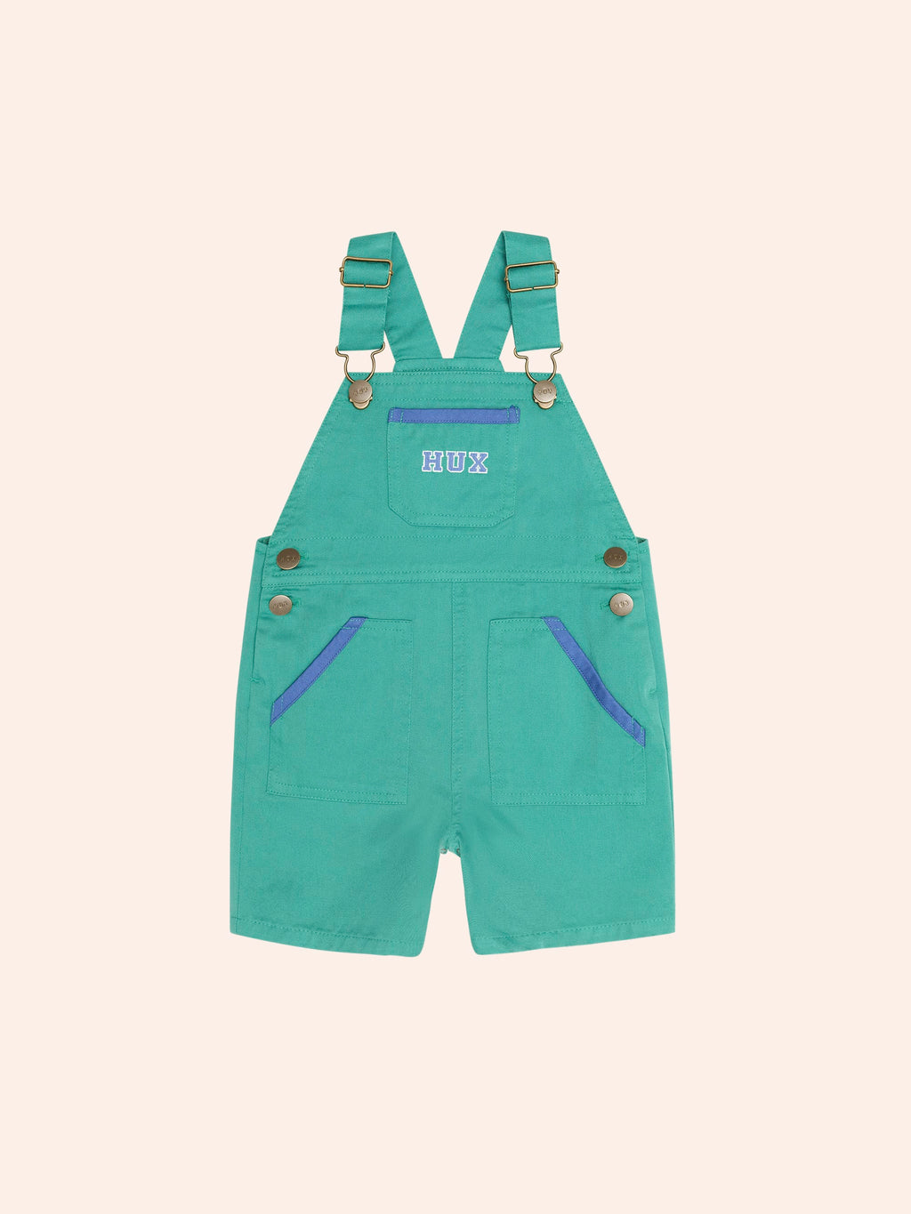 HUXBABY Vintage Green Hux Shortall in VINTAGE GREEN