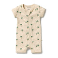 Wilson and Frenchy Tiny Palm Organic Boyleg Zipsuit in Tiny Palm