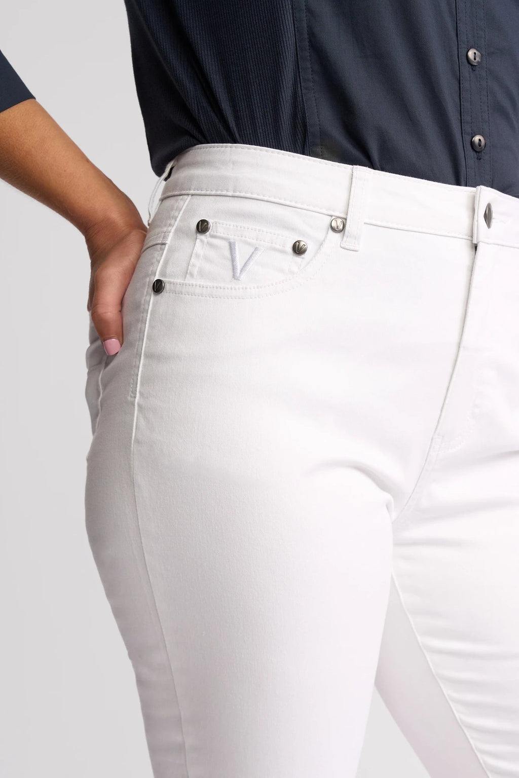 Vassalli Arrival Pant - White in White
