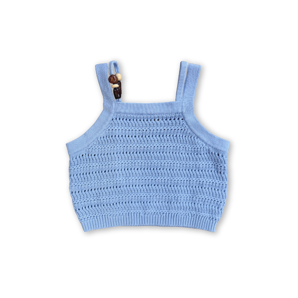 Grown Organic Knitted Bead Top - Bubble in Single
