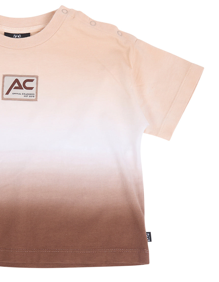 Animal Crackers Faded Tee in TAN
