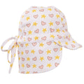Acorn - Love and Stars Flap Hat Pink and Yellow
