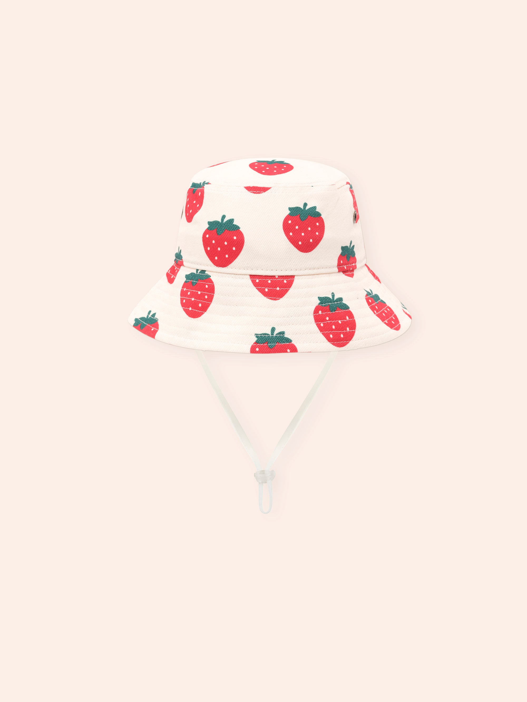 HUXBABY STRAWBERRY BUCKET HAT in MULTI STRAWBERRY