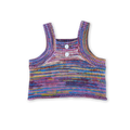 Grown Knitted Singlet Top - Rainbow in Single