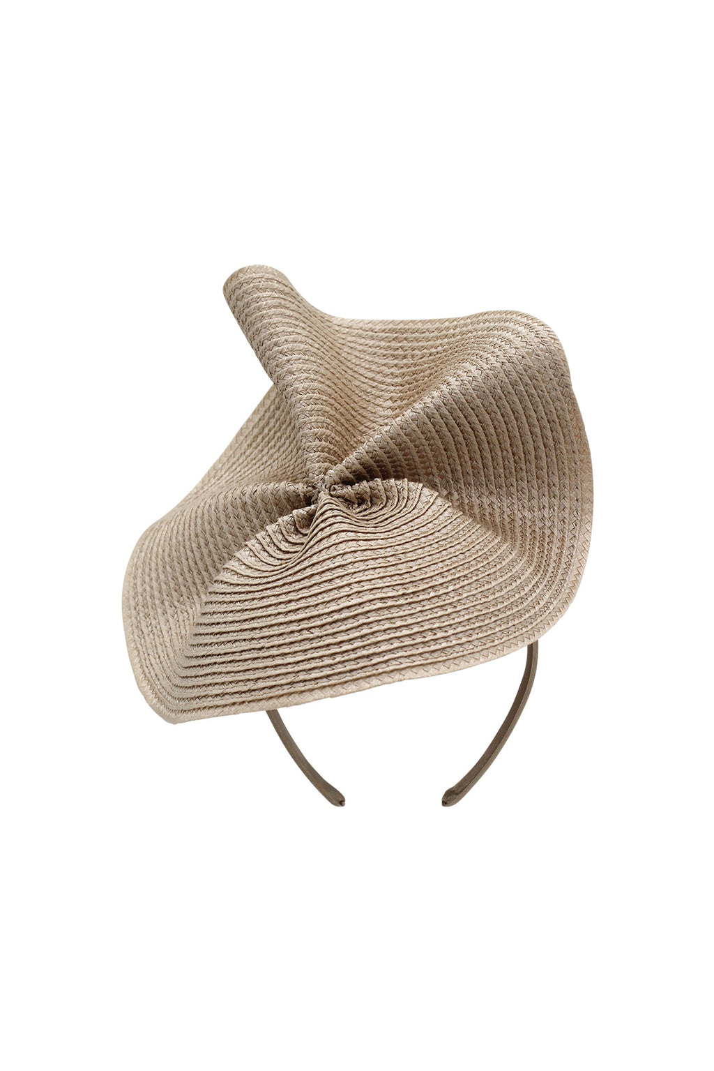 Morgan & Taylor Zaria Fascinator in Beige in Beige