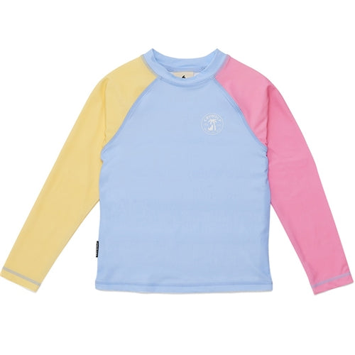 Crywolf - Long Sleeve Rash Vest - Pop Colourblock (Lucky Days)