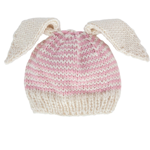 Acorn - Flopsy Beanie Pink and Cream