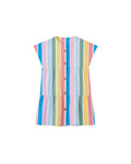 Milky Clothing Fiesta Crinkle Dress in Multi Stripe
