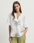 Yarra Trail Figment Blouse in WHITE